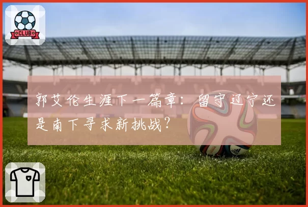 郭艾伦生涯下一篇章：留守辽宁还是南下寻求新挑战？